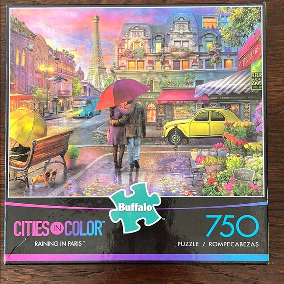 Beautiful Raining in Paris jigsaw puzzle, 750 pieces. - Picture 1 of 5